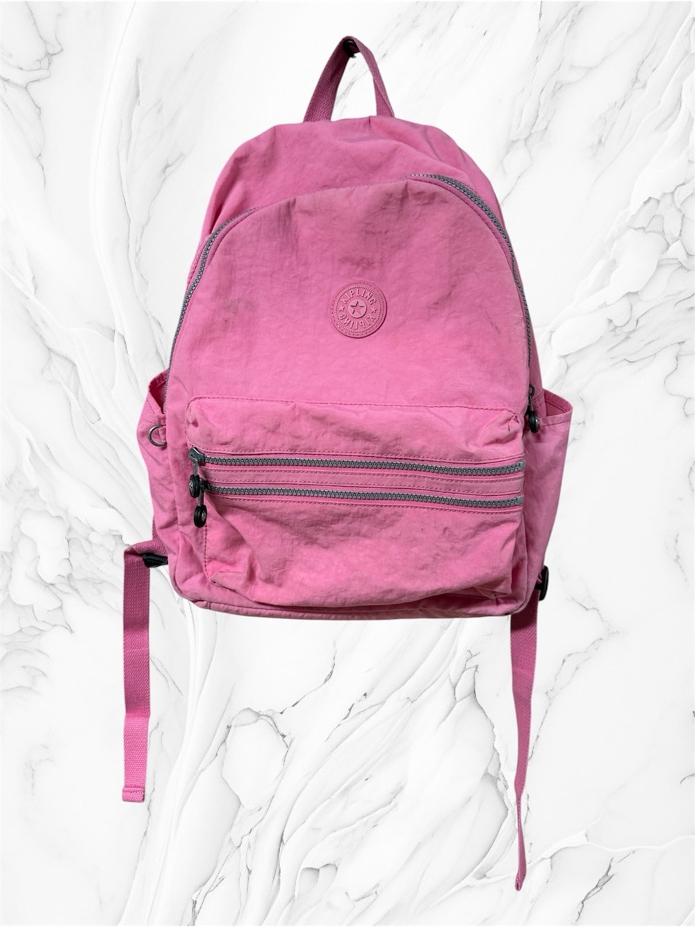Kiplin pink Canvas Backpack Casual Everyday school  Bag